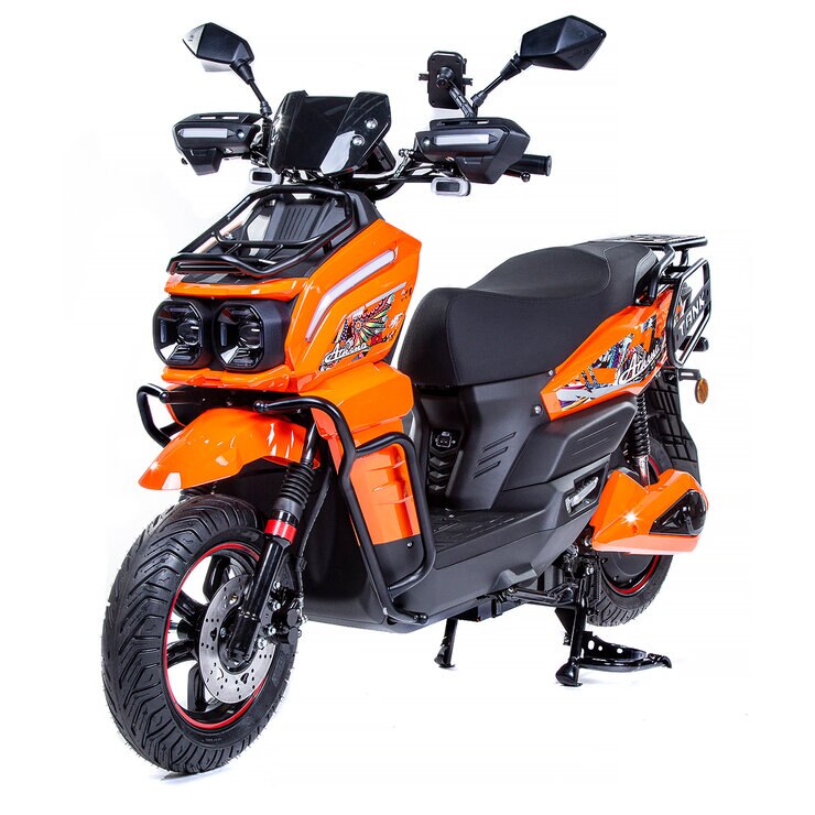 OMO Motocicleta Eléctrica Athena X1 Naranja — Imagen 1 de 4
