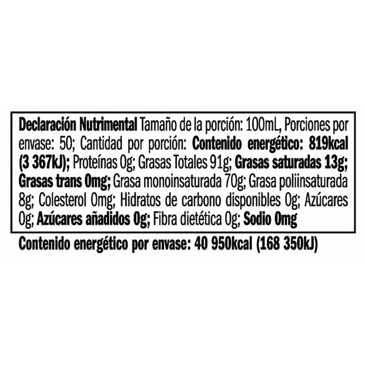 La Española Aceite Comestible Puro de Oliva Extra Virgen 5 L — Imagen 2 de 3