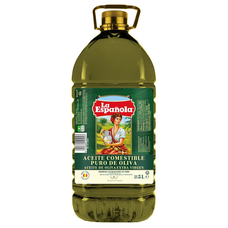 La Española Aceite Comestible Puro de Oliva Extra Virgen 5 L — Imagen 1 de 3