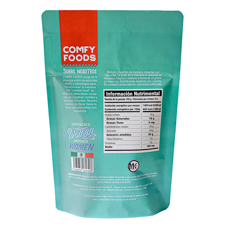 Comfy Foods Manzana Cubierta con Chocolate y Sal 340 g — Imagen 2 de 2