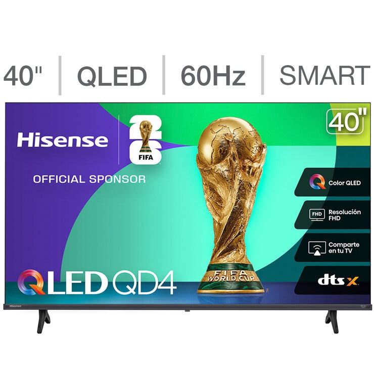 Hisense Pantalla 40" QLED 4K Fire TV — Imagen 1 de 4