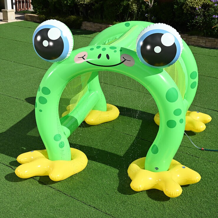 H2OGO! Túnel inflable con Rociadores Froggy Fun — Imagen 1 de 4