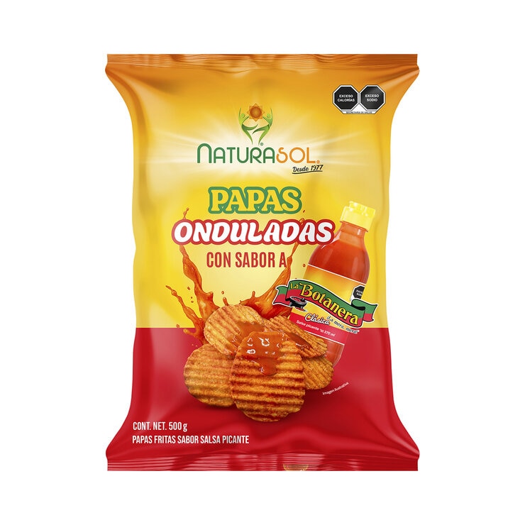 Naturasol Papas Onduladas con Sabor a Botanera 500 g — Imagen 1 de 4