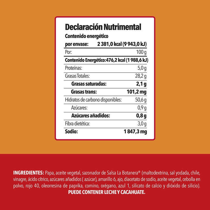Naturasol Papas Onduladas con Sabor a Botanera 500 g — Imagen 4 de 4