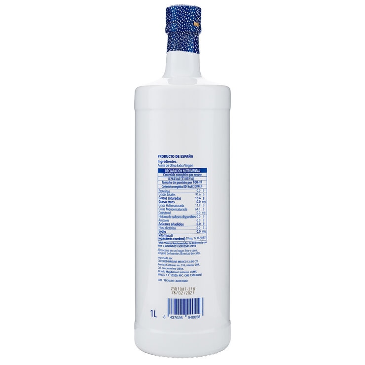 La Bien Planta Aceite de Oliva Extra Virgen Arbequina 100% Español Premium 1 L — Imagen 2 de 2
