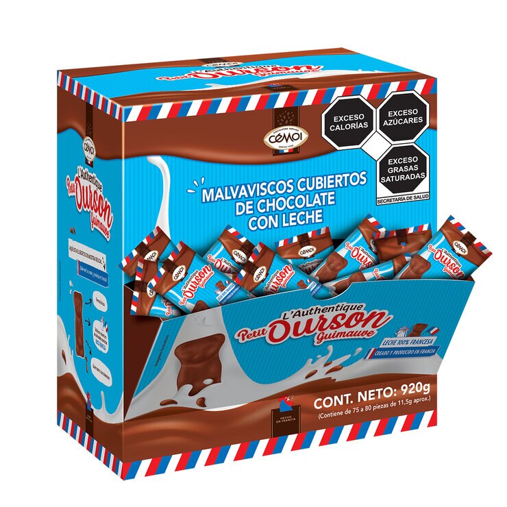 Cemoi Malvaviscos Cubiertos de Chocolate con Leche 920 g — Imagen 4 de 4