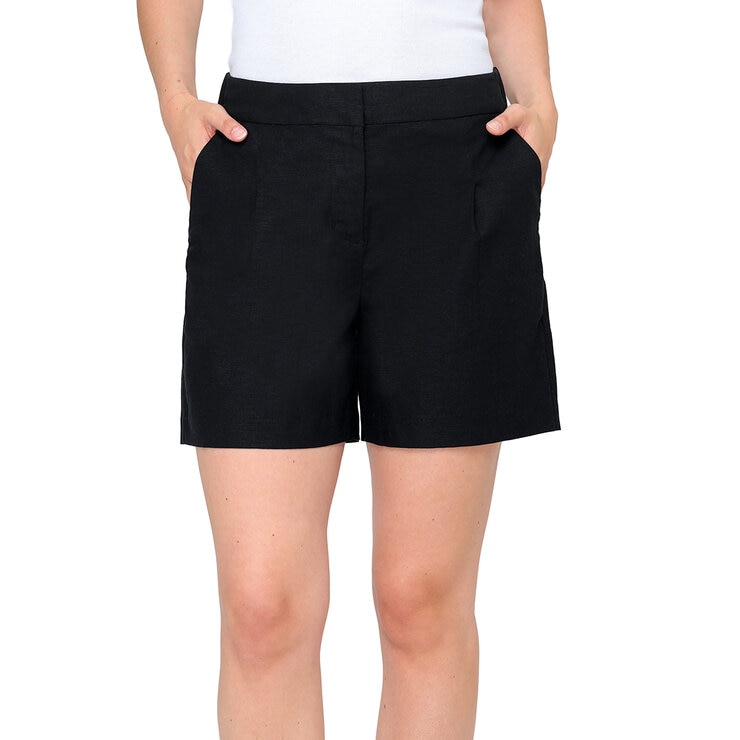Nicole Miller Original Shorts Tipo Lino para Dama Varias Tallas y Colores — Imagen 3 de 4