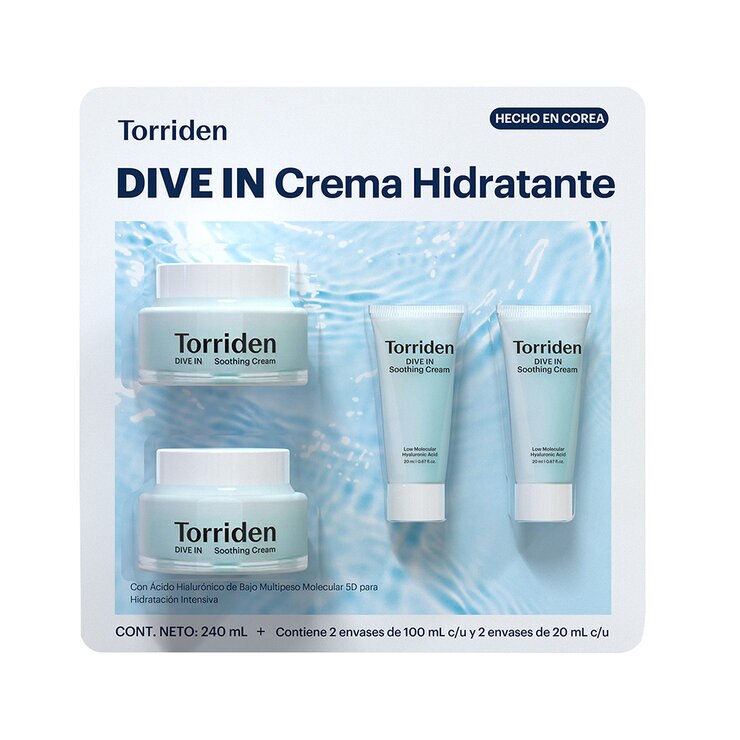 Torriden Dive In Crema Hidratante 4 pzas