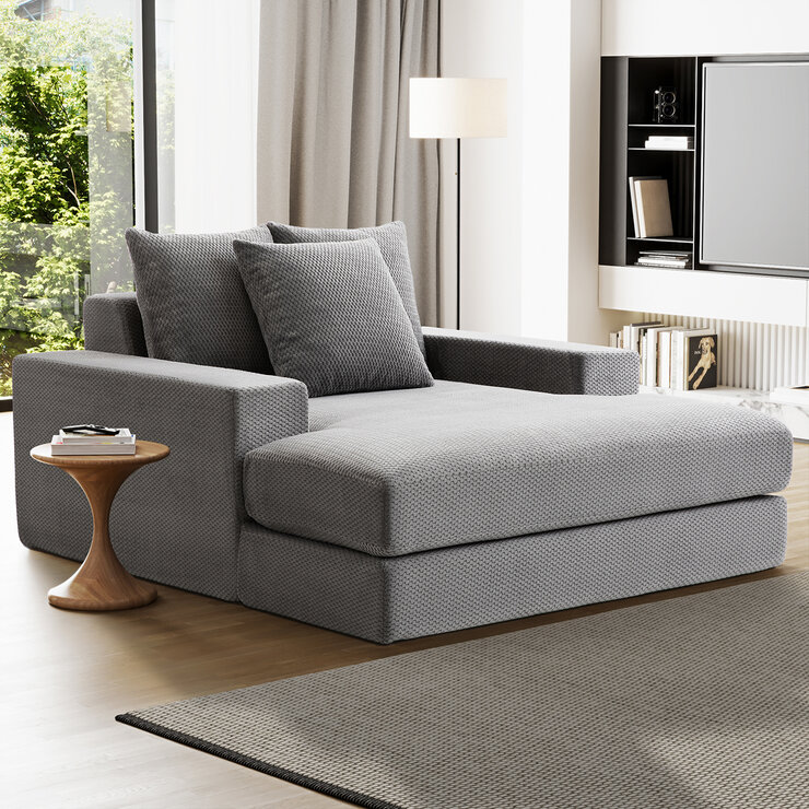 Sealy, Sillón Extragrande de Tela — Imagen 1 de 4