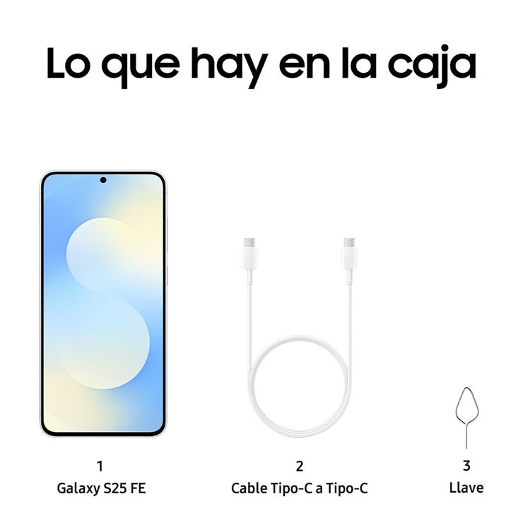 Samsung Galaxy S25 FE 128GB Azul Hielo — Imagen 4 de 4