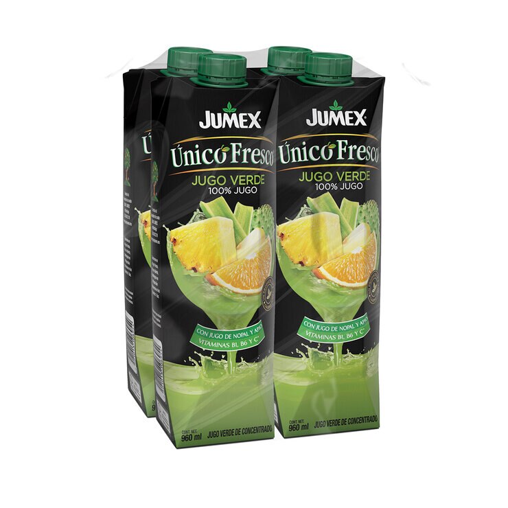 Jumex Unico Fresco Jugo Verde 4/960 ml — Imagen 1 de 4
