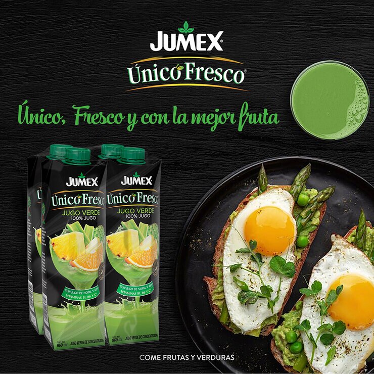 Jumex Unico Fresco Jugo Verde 4/960 ml — Imagen 4 de 4