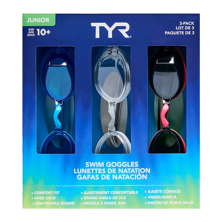 Set De Goggles TYR 3pk Adulto o Junior — Imagen 2 de 2