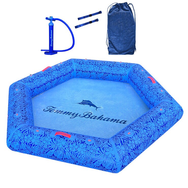 Tommy Bahama Hamaca Flotante Inflable de 8' — Imagen 2 de 4