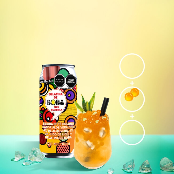 O's Bubble Bebida de Té Oolong 12 pzas de 480 ml — Imagen 3 de 3