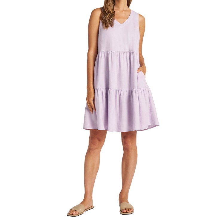 Matty M Vestido Tipo Lino para Dama Varias Tallas y Colores — Imagen 3 de 3