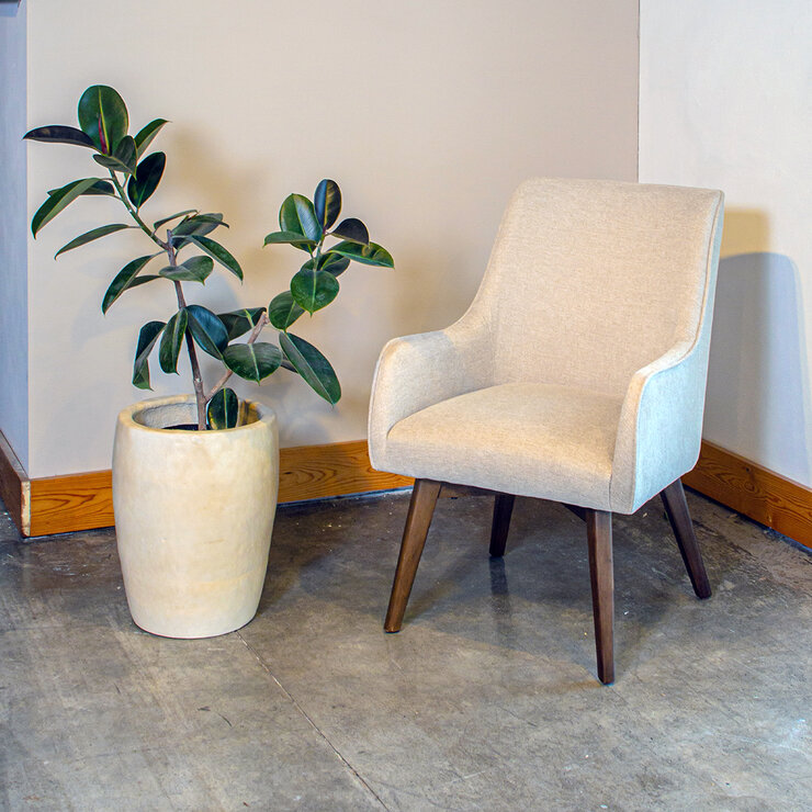 Tamarindo, Sillón de Tela Beige