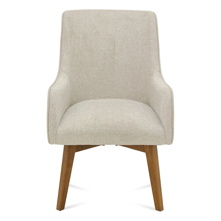Tamarindo, Sillón de Tela Beige — Imagen 3 de 4