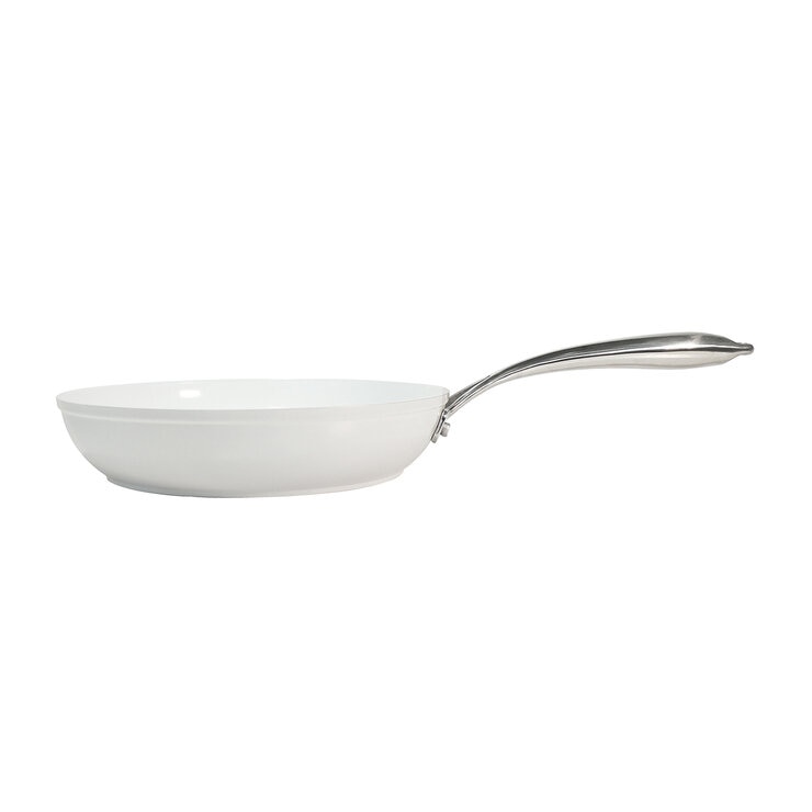 Westinghouse, Set de Sartenes 24 y 30 cm, Cerámica Blanca, Acero Inoxidable — Imagen 3 de 4
