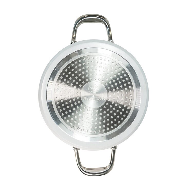 Westinghouse, Cacerola 28 cm de Cerámica Blanca, Acero Inoxidable — Imagen 2 de 4