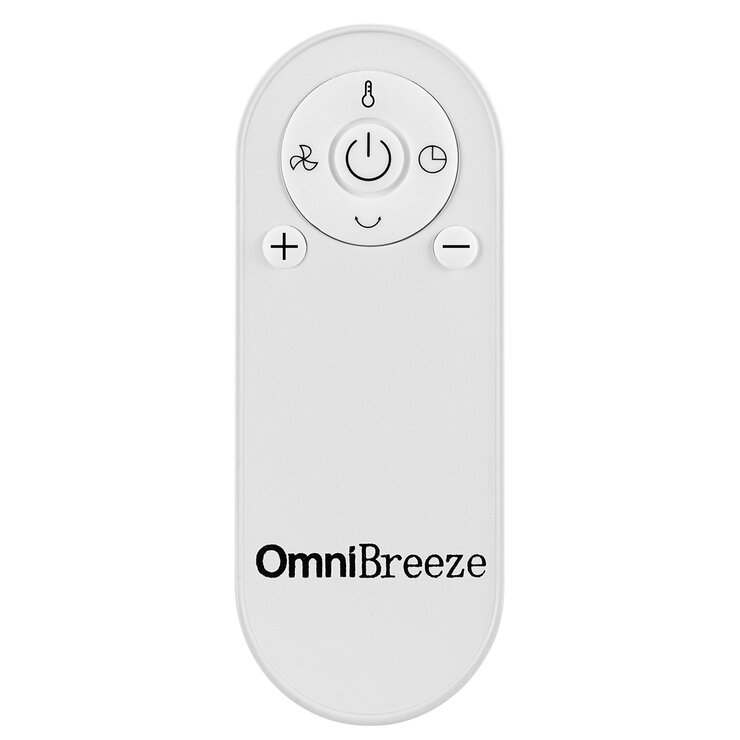 OmniBreeze, Ventilador de Pedestal Blanco, 4 velocidades — Imagen 4 de 4