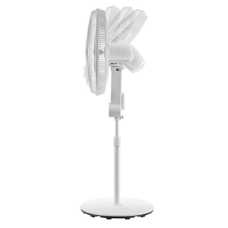 OmniBreeze, Ventilador de Pedestal Blanco, 4 velocidades — Imagen 2 de 4