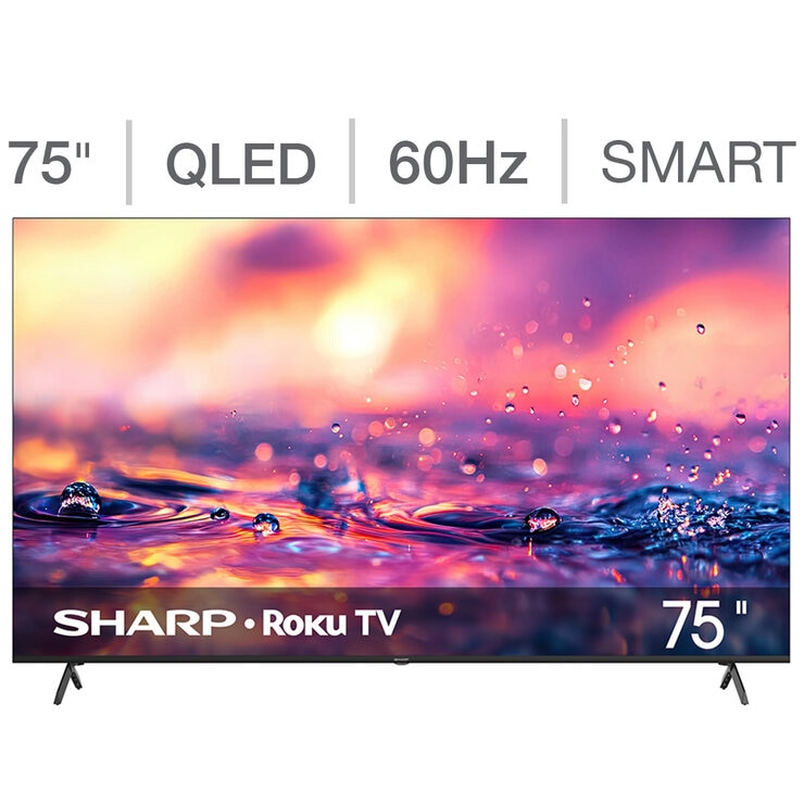 Sharp Pantalla 75" QLED 4K Roku TV — Imagen 1 de 4