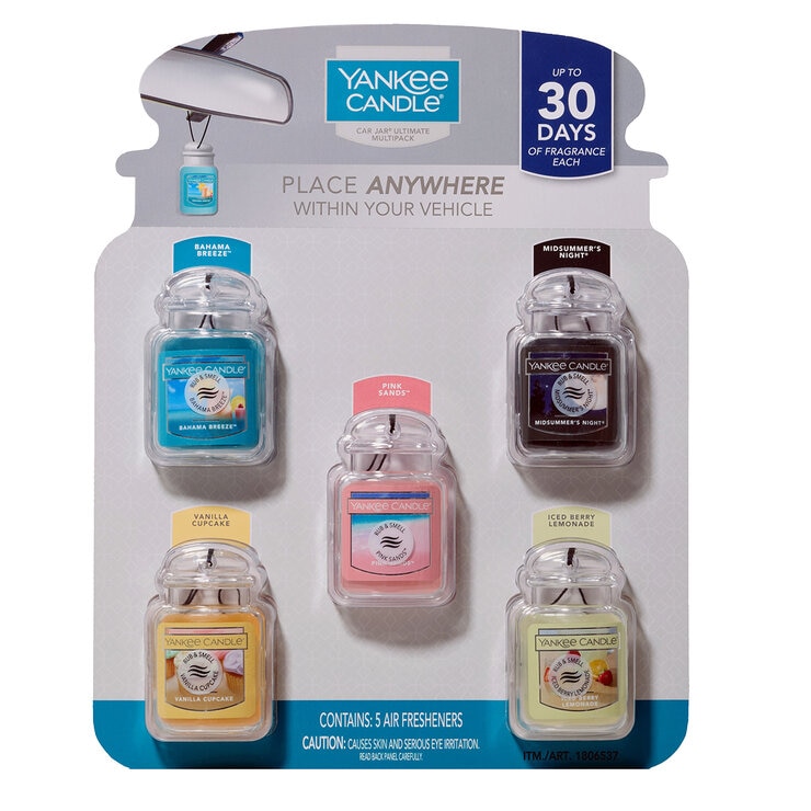 Yankee Candle Aromatizante para auto 5 Pack