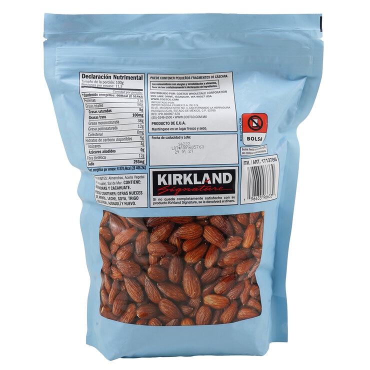 Kirkland Signature Almendras Tostadas — Imagen 2 de 2
