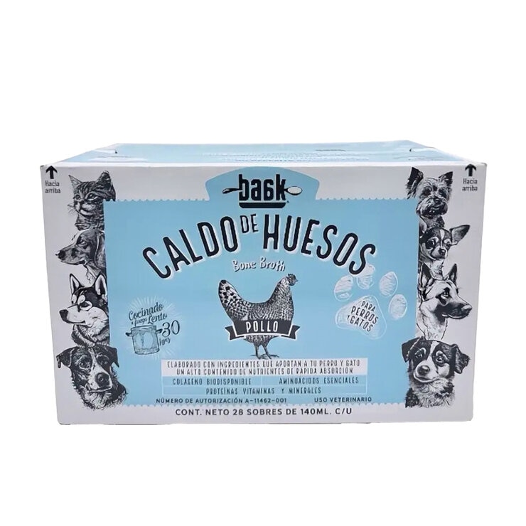 Baak Caldo de Huesos para Mascotas 28 pzas de 142 ml — Imagen 1 de 2