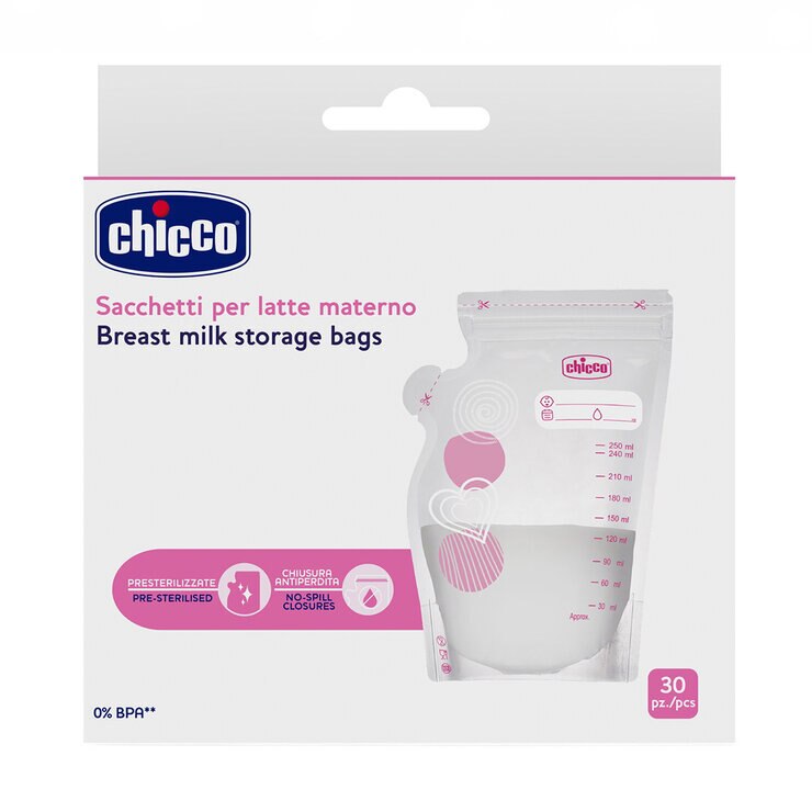 Chicco Bolsa Contenedora de Leche 30 piezas de 250 ml — Imagen 2 de 4