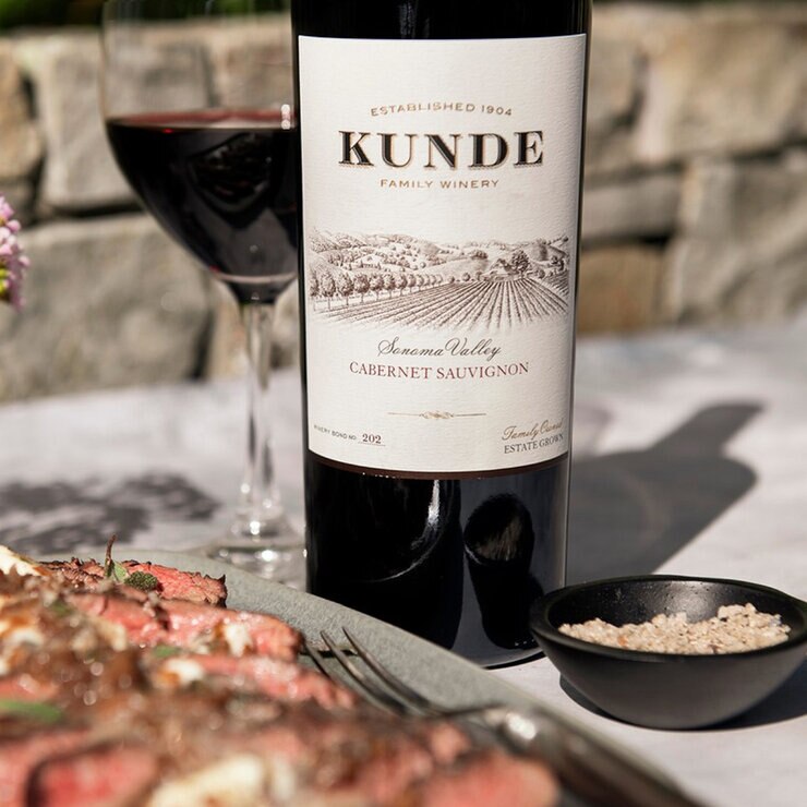 Vino Tinto Kunde Cabernet Sauvignon 750 ml — Imagen 2 de 3