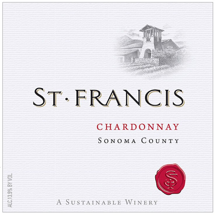 Vino Blanco St Francis Sonoma County Chardonnay 750 ml — Imagen 3 de 3