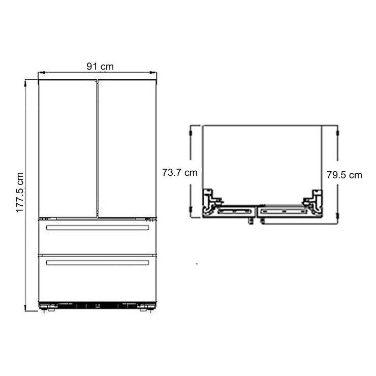 Teka Refrigerador 22' French Door — Imagen 4 de 4