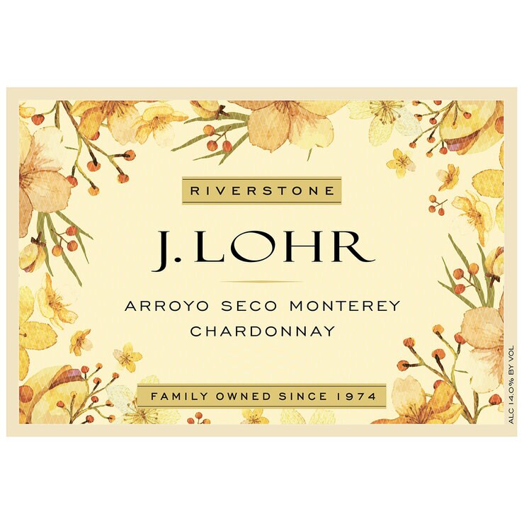 Vino Blanco J Lohr Chardonnay 750 ml — Imagen 2 de 3