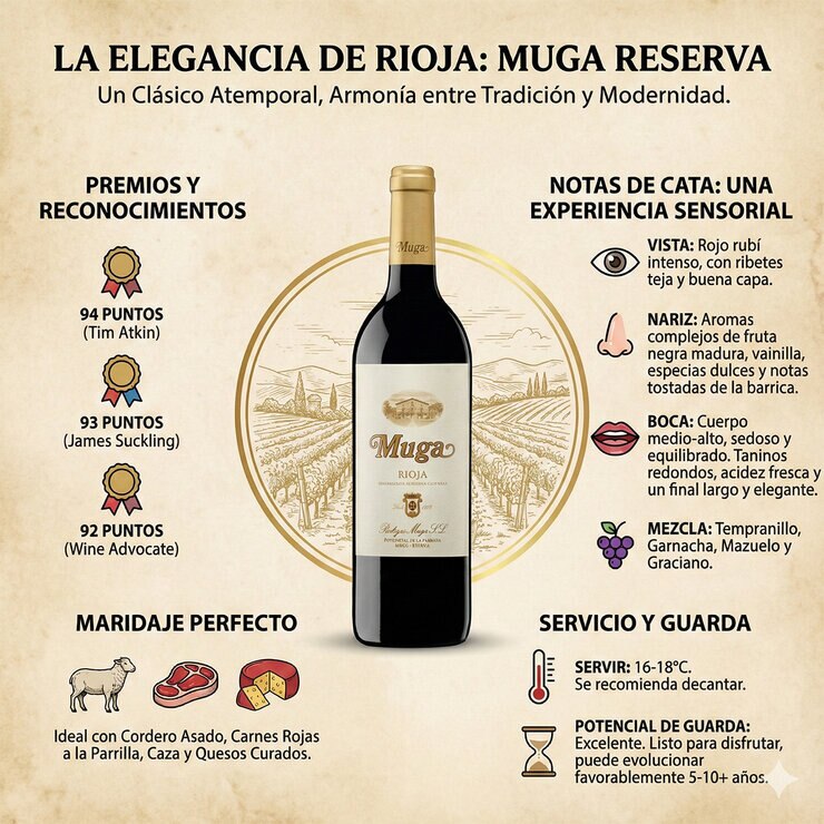 Vino Tinto Muga Reserva 750 ml — Imagen 4 de 4