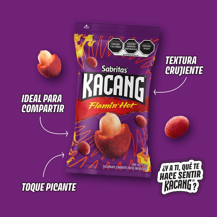 Sabritas Kacang Flamin' Hot 730 g — Imagen 2 de 4