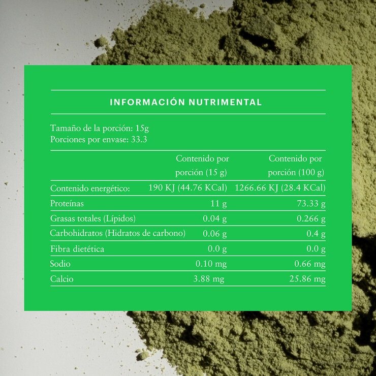 Sesen Colágeno Hidrolizado Sabor Matcha 500 g — Imagen 2 de 2