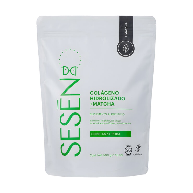 Sesen Colágeno Hidrolizado Sabor Matcha 500 g
