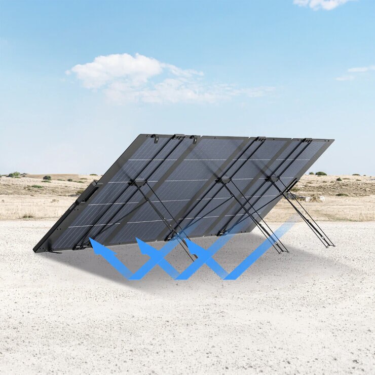 Ecoflow, Panel Solar Bifacial Plegable 400W — Imagen 3 de 4