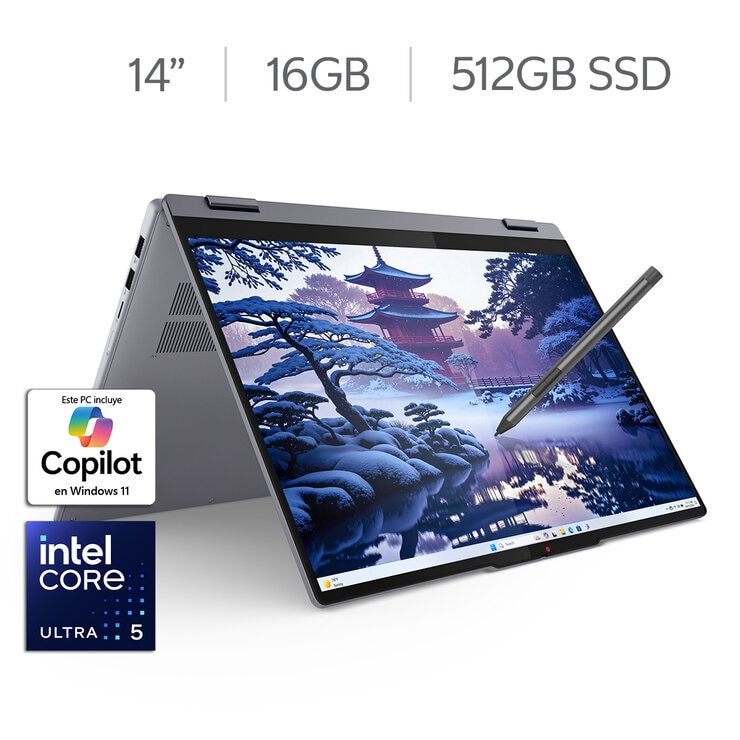 Lenovo IdeaPad 5 Laptop 2 en 1 14" Intel Core Ultra 5 16GB 512GB SSD — Imagen 1 de 4