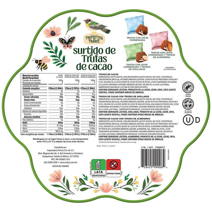 Truffettes de France Surtido de Trufas de Cacao 400 g — Imagen 2 de 2