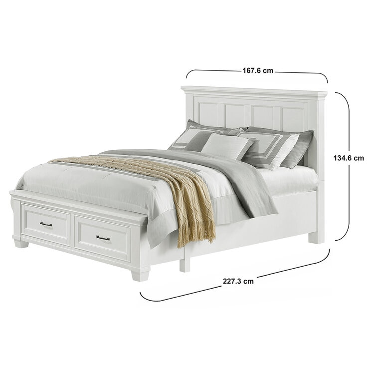 Universal Broadmoore, Rose, Cama Queen Size con Almacenamiento — Imagen 2 de 4