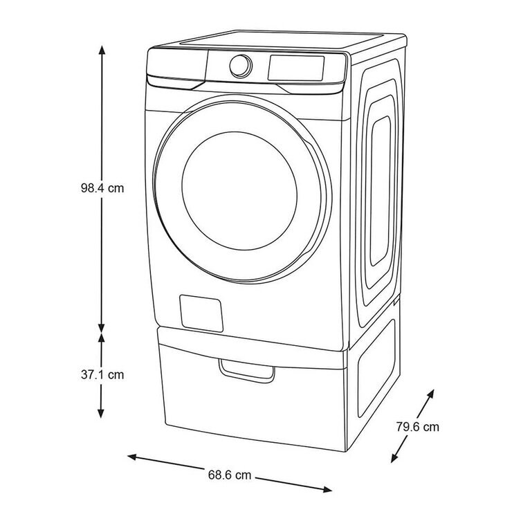 Lavasecadora 22Kg / 13Kg con pedestal Samsung — Imagen 4 de 4