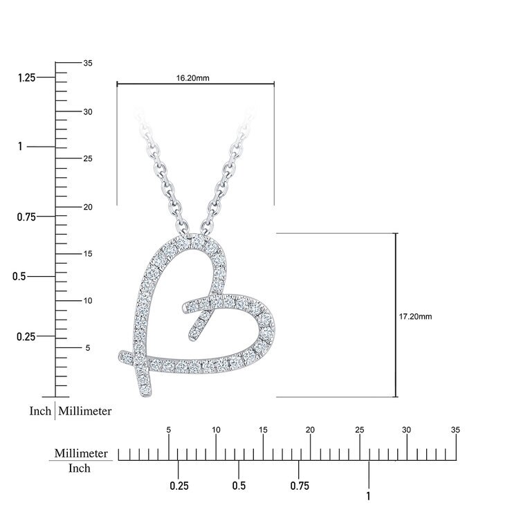 JNC0233 14W 0.30CTW HEART — Imagen 2 de 4