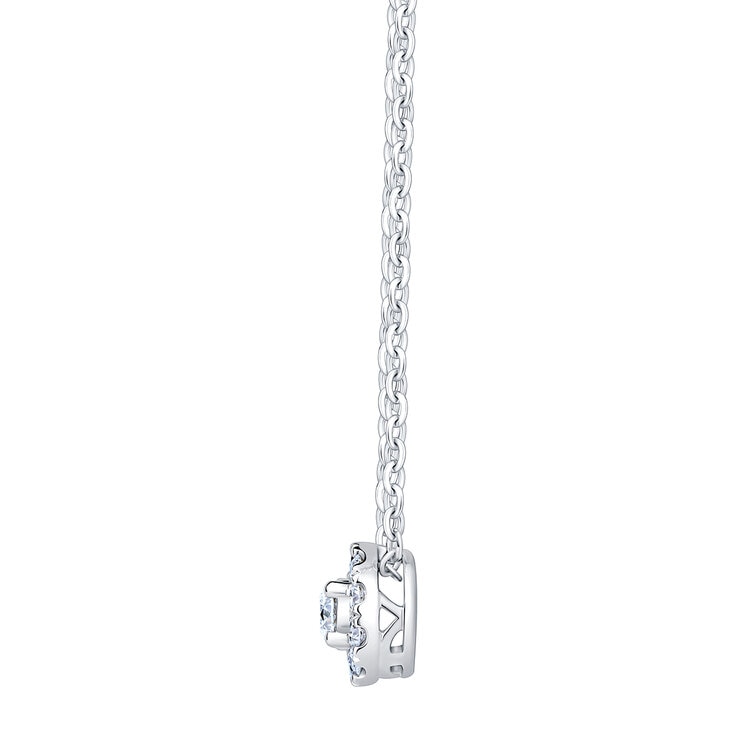 Dije de Diamantes 0.50ctw, Oro Blanco 14K — Imagen 4 de 4