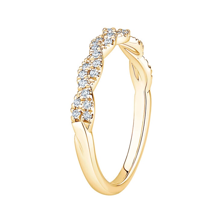 Anillo de Diamantes 0.20ctw, Oro Amarillo 14K — Imagen 3 de 4