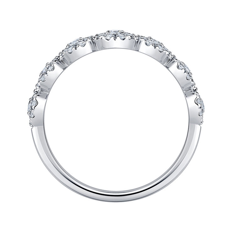 Anillo de Diamantes 0.50ctw, Oro Blanco 14K — Imagen 2 de 4