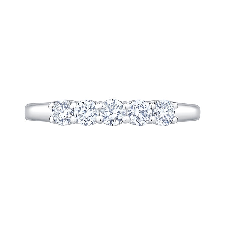 Anillo de Diamantes 0.50ctw, Oro Blanco 14K — Imagen 4 de 4