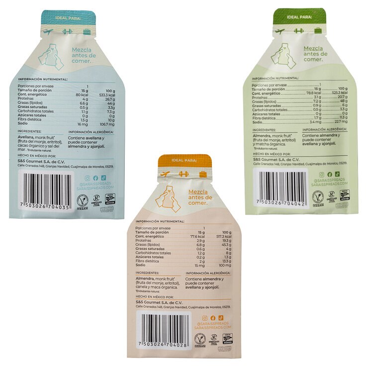 Sarais Caja de Sachets Variados 30/15 g — Imagen 2 de 4